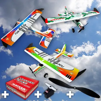 RC model letadla FUN MASTER RTF+ motor, serva a vrtule