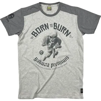 Pánské tričko Yakuza Premium Pánské tričko YPS-3703 - šedé L