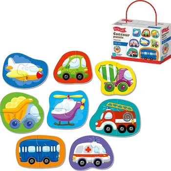 Puzzle Far Far Land Contour halves puzzle Doprava