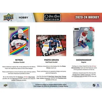 Sběratelská karetní hra 2023-24 Upper Deck O-Pee-Chee Platinum Hockey Hobby Box