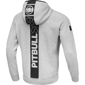 Pánské oblečení PitBull West Coast Pánská mikina Hermes KPZ - šedá M