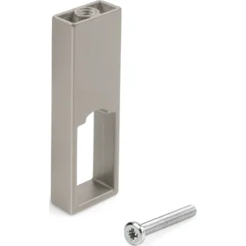 Věšák Emuca Středový držák pro šatní tyč LUXE / Béžová