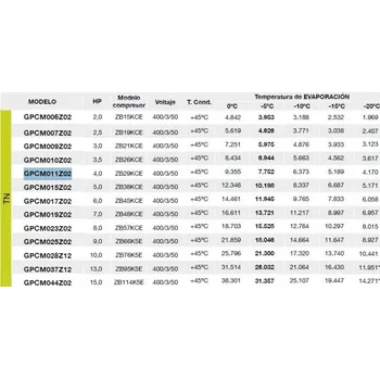 Klimatizace Rivacold Kondenzační jedn. GPCM011Z02