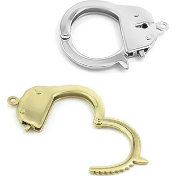 Materiál na výrobu šperku Přívěsek pouta 316L 38x27mm - 1Ks+B - Nerez RL / 1Ks