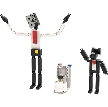 ostatní stavebnice ANNAM Skibidi Toilet 167 ks 3 postavičky Speakerman Cameraman