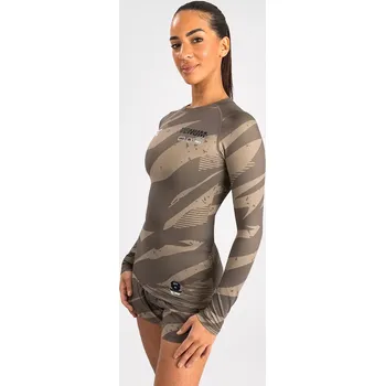 Sportovní oblečení Dámský Rashguard VENUM DL. rukáv UFC Adrenaline by Venum Fight Week - desert camo S