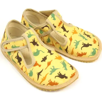 Dívčí obuv Beda Barefoot papuče BFN Dinosaur EUR 38