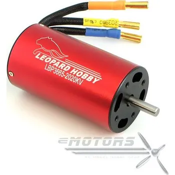 RC vybavení LEOPARD LBP3665-4D KV2020 4-polový Inrunner Brushless Motor