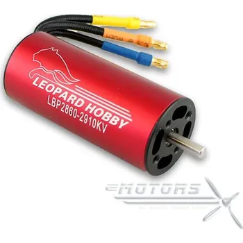 RC model letadla LEOPARD LBP2860/3.5D KV2910 4-polový Inrunner Brushless Motor