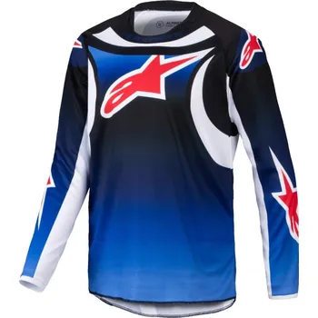 Moto bunda Dres RACER WURX, ALPINESTARS, dětský (modrá/černá) 2025 S