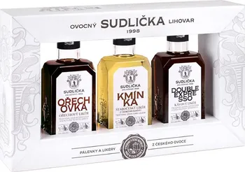 Likér Sudlička Degustační set Sudličkovy speciality 3x 0,2 l