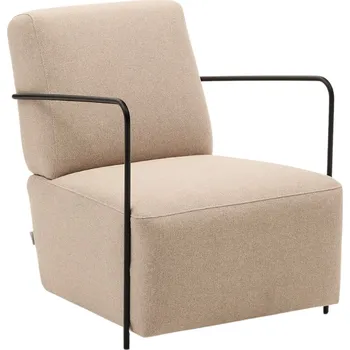 Křeslo Béžové čalouněné křeslo Kave Home Gamer