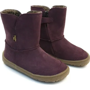 Dívčí obuv Froddo Barefoot zimní boty s membránou G3160238-6 Purple EUR 28