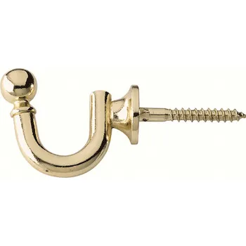 Věšák Siro Kovový věšák se šroubem LETRO / Gold