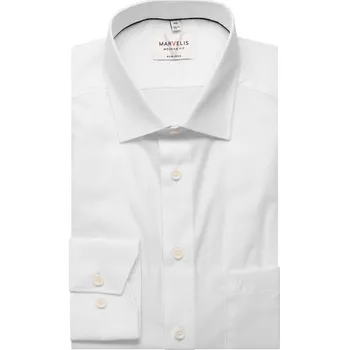 Pánská košile Marvelis Modern Fit společenská košile 722664 00 Bílá 47