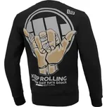 PitBull West Coast Pánská mikina KEEP ROLLING - černá M