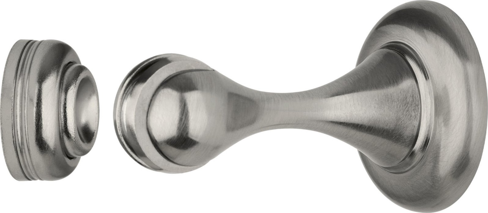 Walteco Magnetická zarážka L-80mm, k našroubování, matný nikl