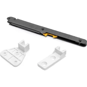 Nábytkové kování Emuca Tlumení na obyčejné výsuvy a metalbox / Antracit