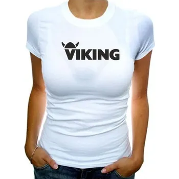 Pánské tričko VÝPRODEJ / dámské tričko VIKING S Bílá