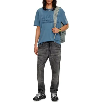 Pánské džíny DŽÍNY DIESEL 2032 D-KROOLEY-B JOGG SWEAT JE BLACK