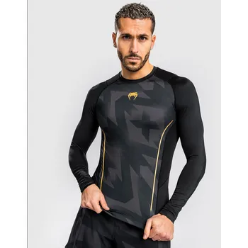 Rashguard Rashguard VENUM Razor s Dl. rukávem - černo/zlatý M