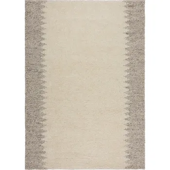 Hans Home Ručně tkaný kusový koberec Minerals Border Natural - 80x150 - doprava zdarma