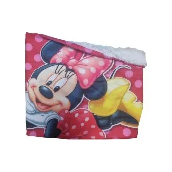 Nákrčník E plus M - Dětský / dívčí nákrčník Minnie Mouse Disney - s chlupem