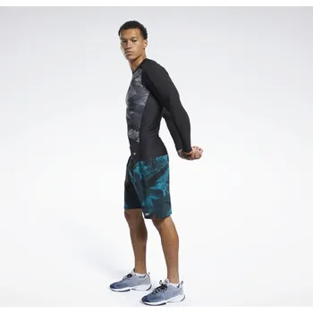 REEBOK Pánské kompresní tričko GRAPHIC - černé XL