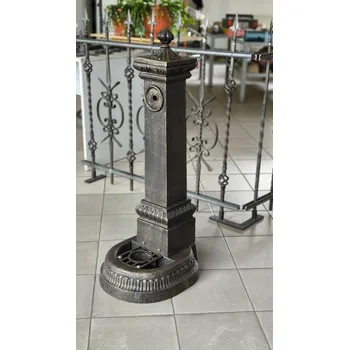 Dekorace jezírka CIwc 206 litinové stojaté pítko, stojanová výlevka, zahradní umyvadlo Barva: bronzová patina