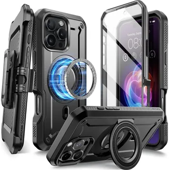 Pouzdro na mobilní telefon KRYT SUPCASE UB PRO MAG MAGSAFE IPHONE 16 PRO MAX BLACK