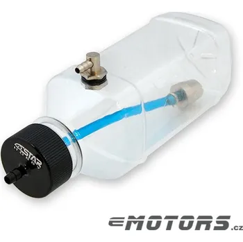 Palivová nádrž 260ml transparentní benzínová nádrž - černá