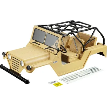 RC model auta Killerbody Killerbody karosérie 1:10 Warrior vojenská písková