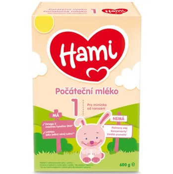 Nutricia Hami 1 prášek 600 g Počáteční kojenecká výživa Nutricia Hami 1 prášek 600 g
