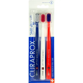 Zubní kartáček Curaprox CS 5460 Ultra Soft mix barev 3 ks