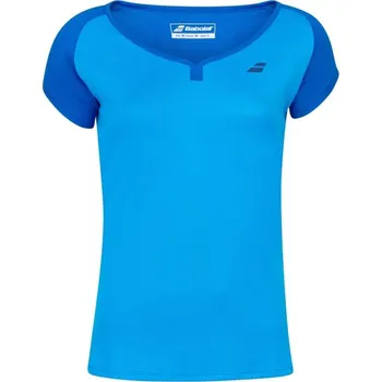 Dámské tričko Babolat Poly Cap Sleeve dámské tričko Blue Aster 8 (XS)