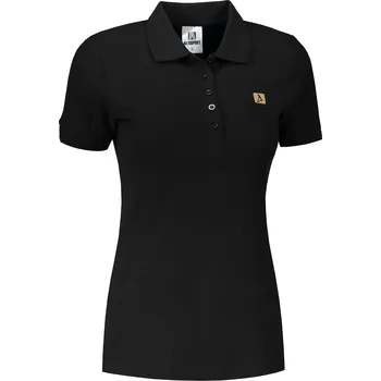 Dámské triko s límečkem ALTISPORT CARRYOVER ALW065210 ČERNOZLATÁ XL