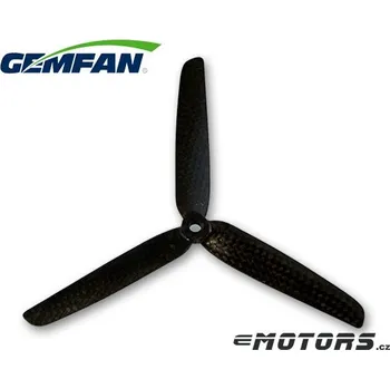 RC náhradní díl Gemfan 6x3 třílistá vrtule – uhlík