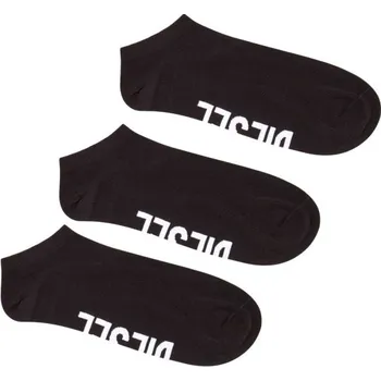 Pánská móda PONOŽKY DIESEL SKM-GOST-3-PACK SOCKS BLACK