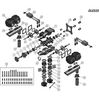 Vymezovací kroužek DLE222-40 Kroužek Ø33