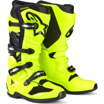 Moto obuv Boty TECH 7, ALPINESTARS (žlutá fluo/černá) 2026 47