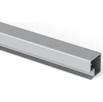 Stavební profil Emuca Profil pro hliníkové dveře PLUS 7 / Hliník 2,35 m