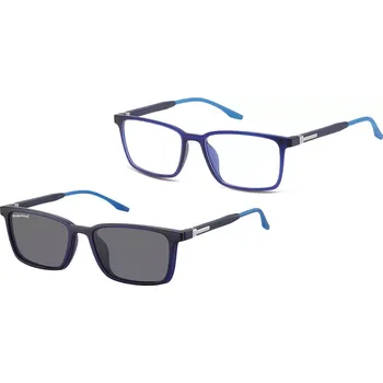 Brýlová obroučka SUNOPTIC Obroučky TRC-185B-2 včetně polarizačního modrého klipu na magnet