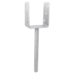 HPM TEC Kotevní patky U Rozměry: 121x60x5,0 - 20x250