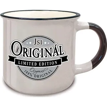 Nekupto Hrnek s potiskem Jsi originál Retro