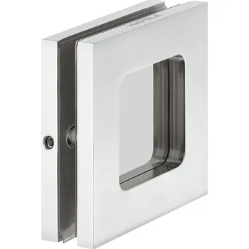 Dveřní kování Häfele Oboustranné madlo pro skleněné dveře LAGOSA / Lesklý chrom