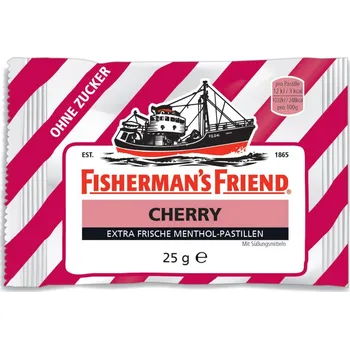 Bonbon Fisherman´s Friend TŘEŠEŇ pastilky bez cukru 25 g