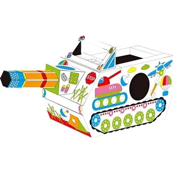 Karnevalový kostým Annam DIY Kartonový tank 33 × 75 × 30 cm