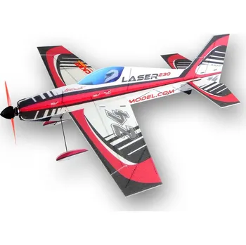 RC model letadla Laser 230 - red rose
