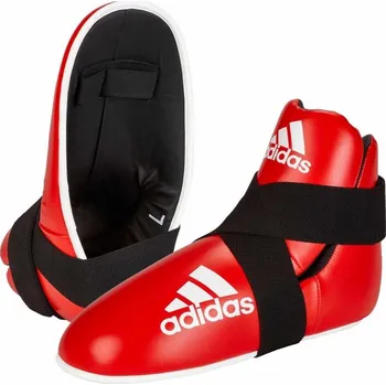 Fotbalový chránič ADIDAS CHRÁNIČE NOHOU - BOTIČKY WAKO SUPER SAFETY ADIKBB100 - ČERVENÉ L