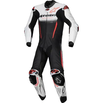 Moto kombinéza Jednodílná kombinéza GP-R7, TECH-AIR ready/kompatibilní, ALPINESTARS (bílá/černá/červená fluo) 2026 54
